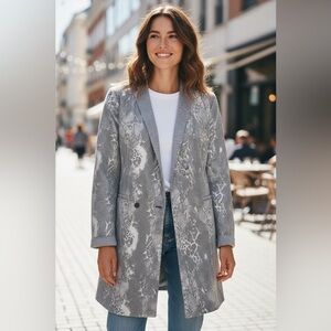 Coster Copenhagen snake print embossed jacket Euro 38 US M